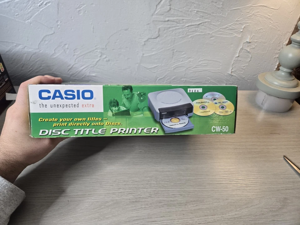 NEW Casio CW-50 CD/DVD Thermal Disc Title Printer Print Directly onto Discs NIB - Image 3 of 4