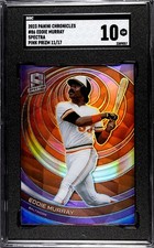 2023 Panini Chronicles #86 Eddie Murray Spectra SGC 10 Gem Mint Pink Prizm /17
