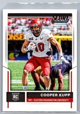 Cooper Kupp 416 2017 Score RC Rookie Eastern Washington Eagles Card. rookie card picture