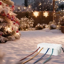 RESTMO Outdoor Electrical Box Waterproof Weatherproof extension cords cover