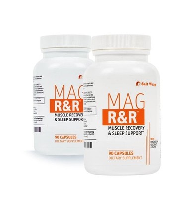 2x Salt Wrap MAG R&R Muscle Recovery & Sleep Support 90 Capsules NEW SEALED