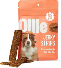 Beef  Sweet Potato Jerky Dog Treats, 5 Oz Pack of 1, All Natural, Healthy Snack