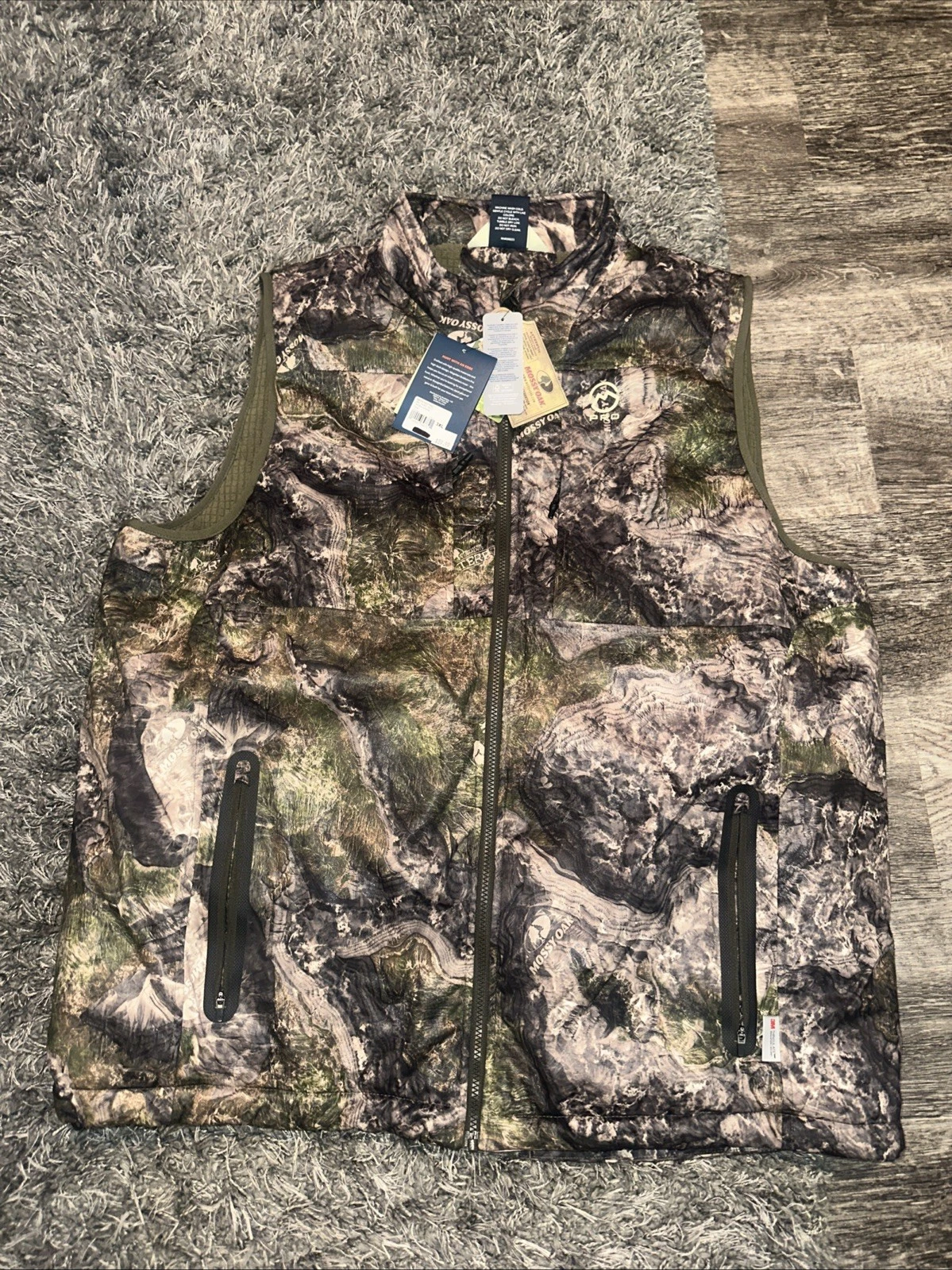NEW Magellan Outdoors Mossy Oak Terra Range Men's HuntGear ProHunt Vest 3XL
