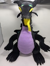 Vintage Disney 24" MALEFICENT DRAGON PLUSH - Sleeping Beauty Walt Disney World