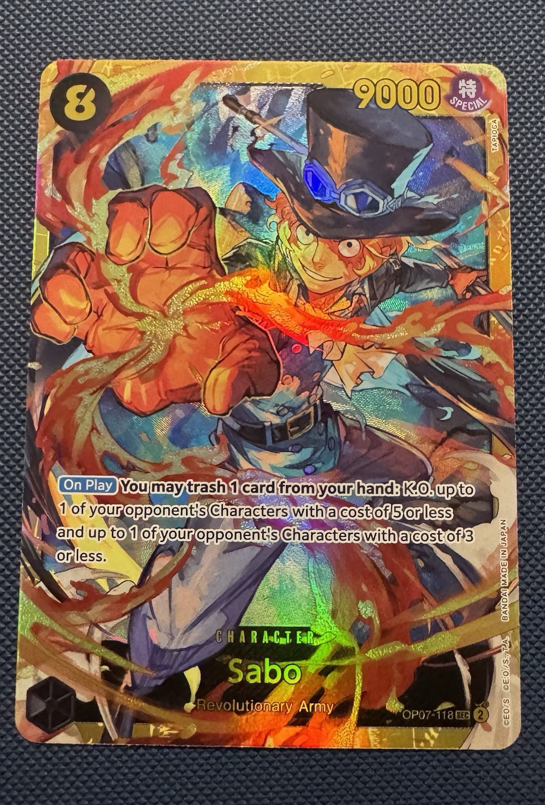 Sabo OP07-118 500 Years in the Future Foil