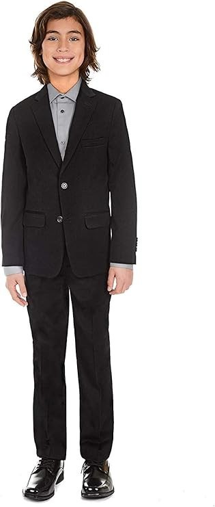Calvin Klein Boys 2 piece Formal Suit Set - Black - Size 8 *NEW w/ Tag*