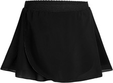 Girls Ballet Dance Skirt for Toddler/Kids 2-12 Years Soft Chiffon
