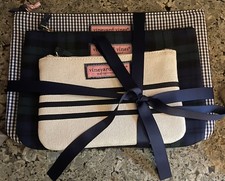 VINEYARD VINES Triple Pouch Set Various Sizes and Complimentary Fabrics