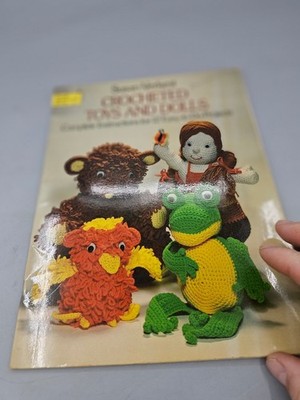 Dover Susan Verkest CROCHETED TOYS AND DOLLS Vintage Pattern Book 1978
