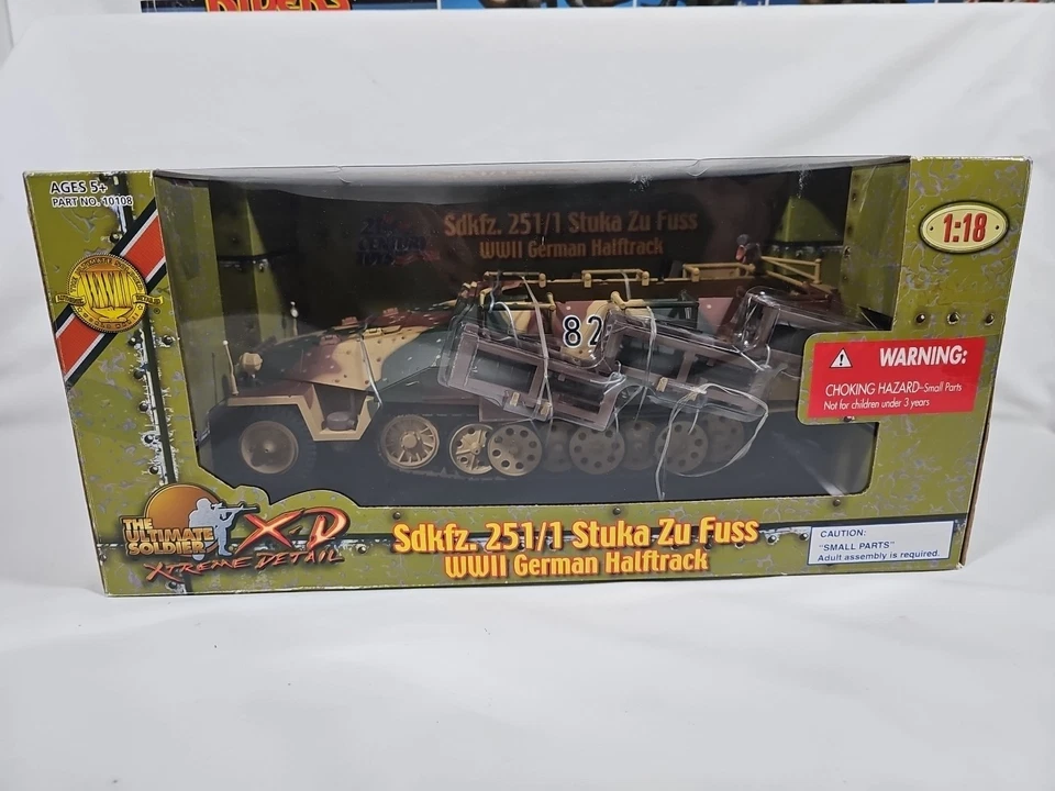 ULTIMATE SOLDIER 1:18 WWII German Sdkfz. 251/1 STUKA ZU FUSS HALFTRACK tank NEW - Image 2 of 4
