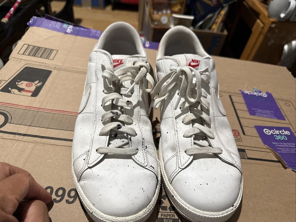 Zapatillas bajas Nike Pointure Wimbledon blancas vintage años 80 talla 11   Foto 2 de 4