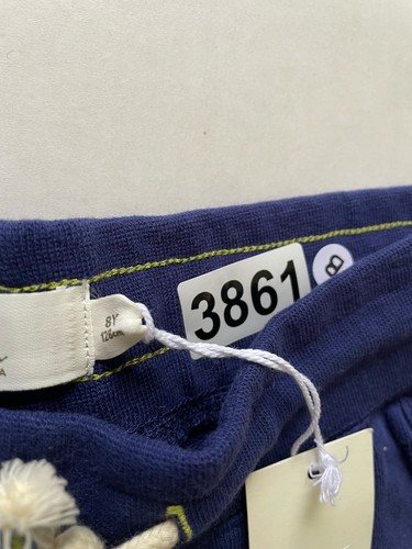 Pantalones deportivos Boden niñas niños 8 azules cómodos pantalones cintura elástica cordón nuevos con etiquetas - Imagen 4 de 4