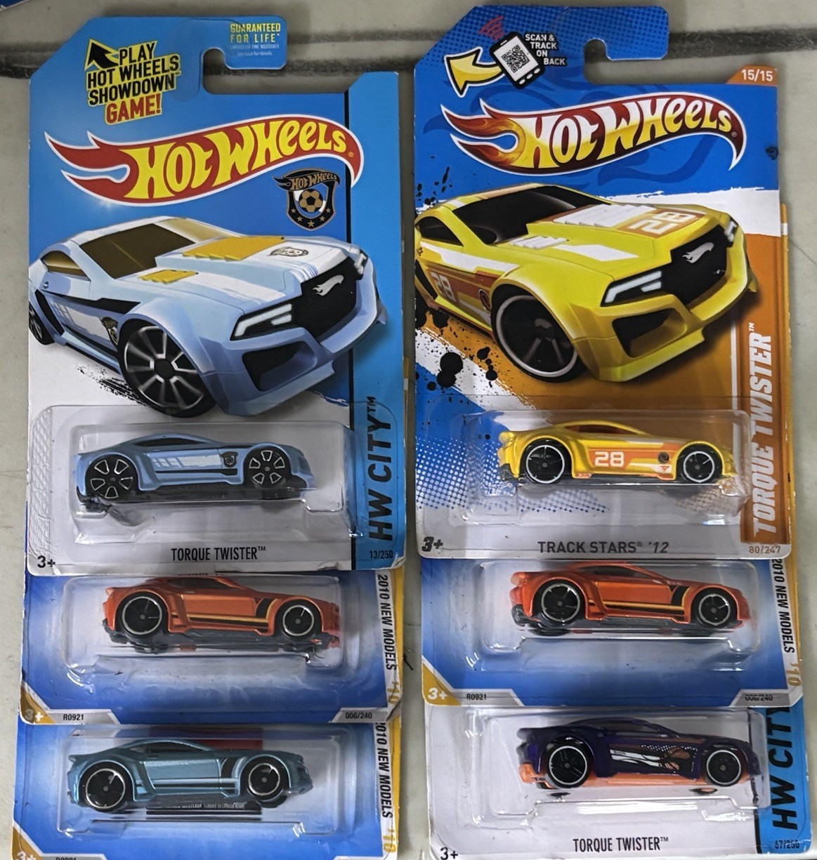 Hot Wheels TORQUE TWISTER Lot Of 6