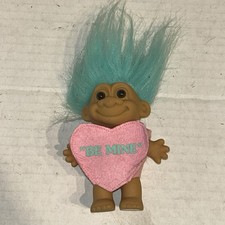 Rare Valentine's Candy Kiss Heart Troll "Be Mine" - 5" Russ Troll Doll D3