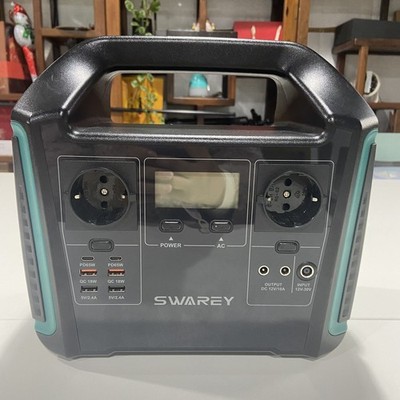 SWAREY Power Station 725.76Wh Solar Generator with 1000 W AC/USB-C Output