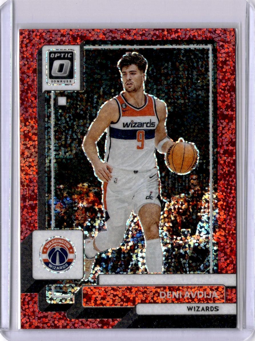 2022-23 Donruss Optic #141 Deni Avdija Red Sparkle