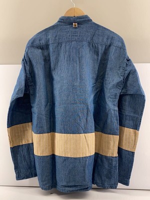 visvim / 14AW/KERCHIEF BORDER TUNIC CHAMBRAY/3/コットン/IDG/0114205007010 visvim 14AW/KERCHIEF BORDER TUNIC CHAMBRAY/3/Cotton/IDG