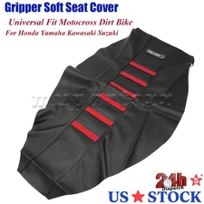 Universal Gripper Soft Seat Cover For Honda Yamaha Kawasaki Suzuki Dirt Bike