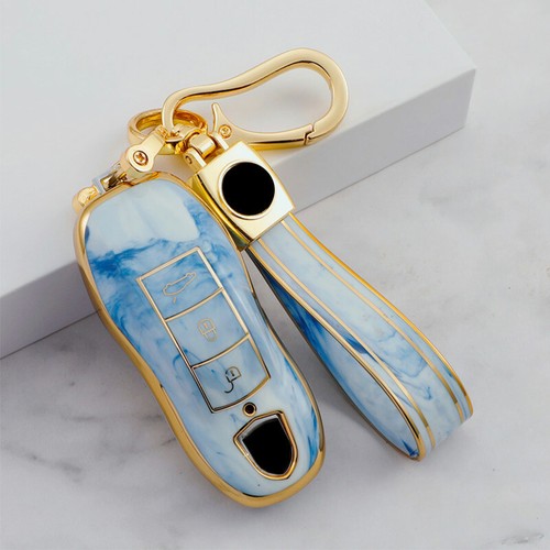 Jade Style TPU Car Key Case Fob Cover Bag For Porsche Panamera Macan Carrera 911 - Picture 14 of 18