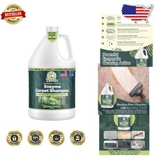 128oz Enzyme Carpet Cleaner - Pet Stain Odor Eliminator - Safe