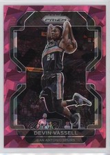 2021-22 Panini Prizm Pink Ice Prizm Devin Vassell #130 0b85