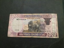 Rwanda 5000 Francs 2009