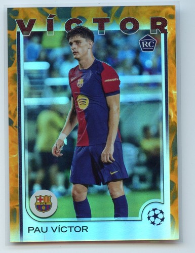 Pau Victor 2024 Topps Gold UEFA card