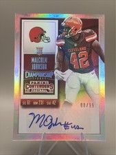 2015 Panini Contenders Rookie Championship Ticket Malcolm Johnson #268 /99