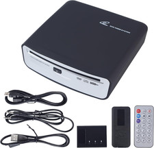USB External CD Player for Car, Portable Plug  Play CD Drive with AUX Cable, Un