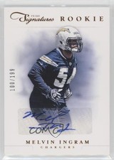 2012 Panini Prime Signatures Rookie Signature 100/199 Melvin Ingram III Auto 0a6