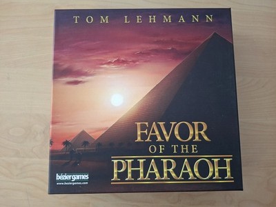 Favor of the Pharaoh - Beziergames - engl Brettspiele-Sammlung-Konvolut-Boardgam