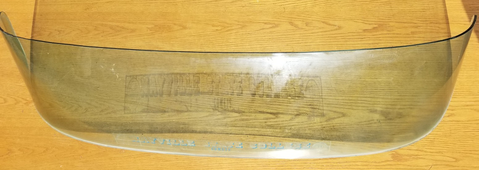 Rear Window Glass 1953-54 Pontiac Chieftain Silver Streak 1954