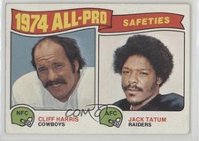 1975 Topps 1974 All-Pro Jack Tatum Cliff Harris #223 HOF 1w8