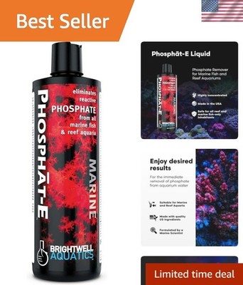 Liquid Phosphate Remover 125ml by Phosphat-E for Clear and Thriving Aquariums