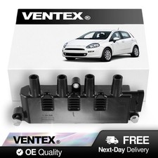 VENTEX® Ignition Coil Pack for Fiat Punto Panda 2005-2018 1.2 1.4 Petrol +bolts