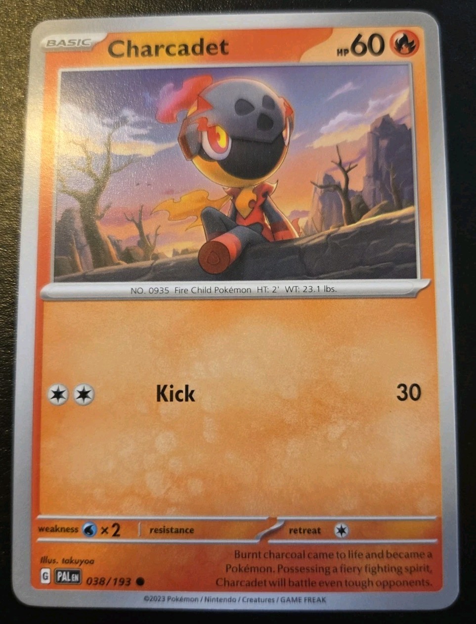 Charcadet 038/193 Common Scarlet & Violet: Paldea Evolved Pokemon TCG