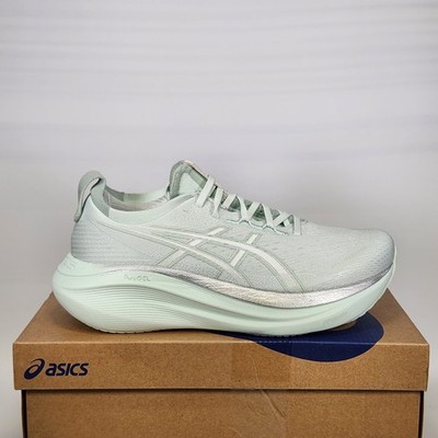Size 8.5 - ASICS Gel-Nimbus 27 - Pure Aqua / White - Mens | eBay
