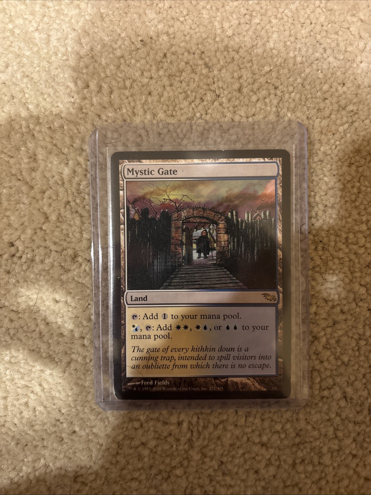 Mystic Gate - Shadowmoor SHM - LP/NM - MTG Rare Filter Land