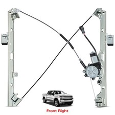 Front Power Window Regulator W Motor Passenger Side For Chevy Silverado Gmc