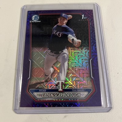 2026 Bowman Chrome- Caden Scarborough Purple Mojo Refractor /250