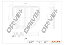 Dr!ve+ Luftfilter DP1110.10.0202 für CHEVROLET OPEL