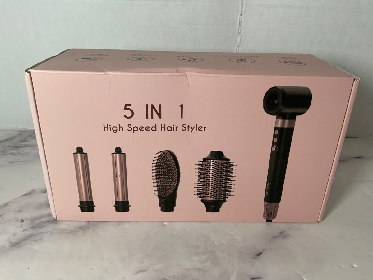 Annlary 5 in 1 Ionic Hot Air Styler 1400W Powerful Hair Dryer