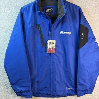 DDX Dri Duck Jacket Men's Medium Blue Werner Electric Supply Water Resistant NEW