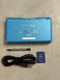 Nintendo 3DS Console Blue Edition With Charger US SELLER Read Description