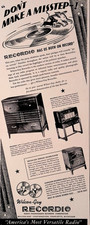 1940 Wilcox-Gay Recordio Don't Make a Misstep Vintage Print Ad LIFE Oct 7