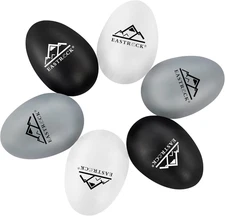Egg Shakers Set 6 PCS Hand Percussion Shakers Musical Maracas Percussion Instrum