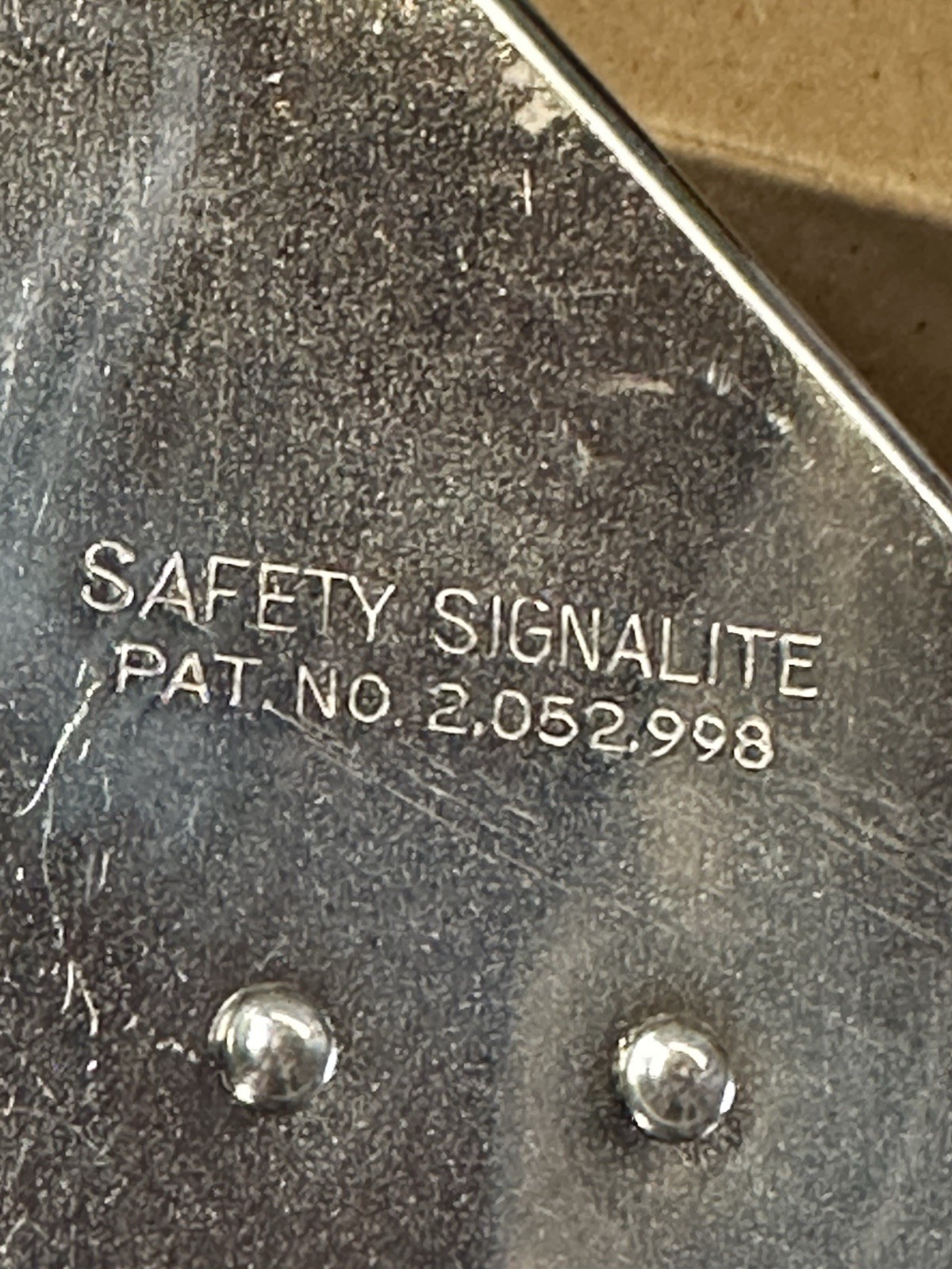 NOS 1940’s Safety Signalite Chevy Accessories Bomb Lowrider Kustom Lead Sled