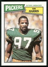 1987 Topps Tim Harris Rookie Card #358 ~ NM-MT ~. rookie card picture