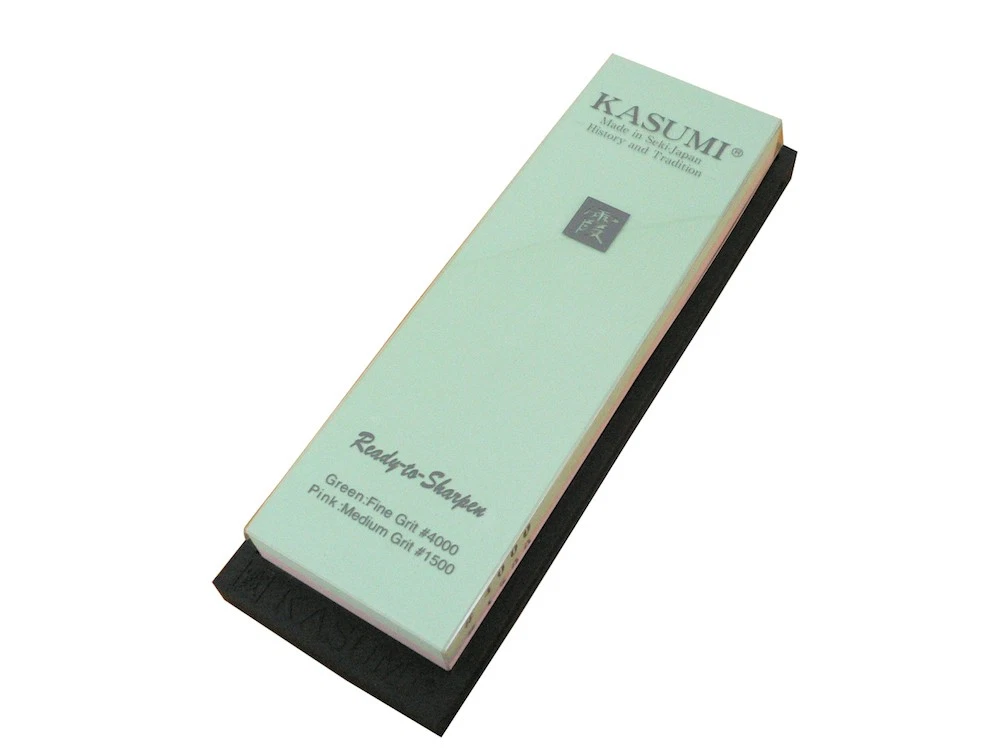 Kasumi Combination Ceramic Whetstone Knife Sharpener 1500/4000 | Made in Japan