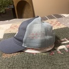 Patagonia Hat Cap Snap Back Navy Blue Light Blue Mesh Trucker Patch Logo Mens — photo 2